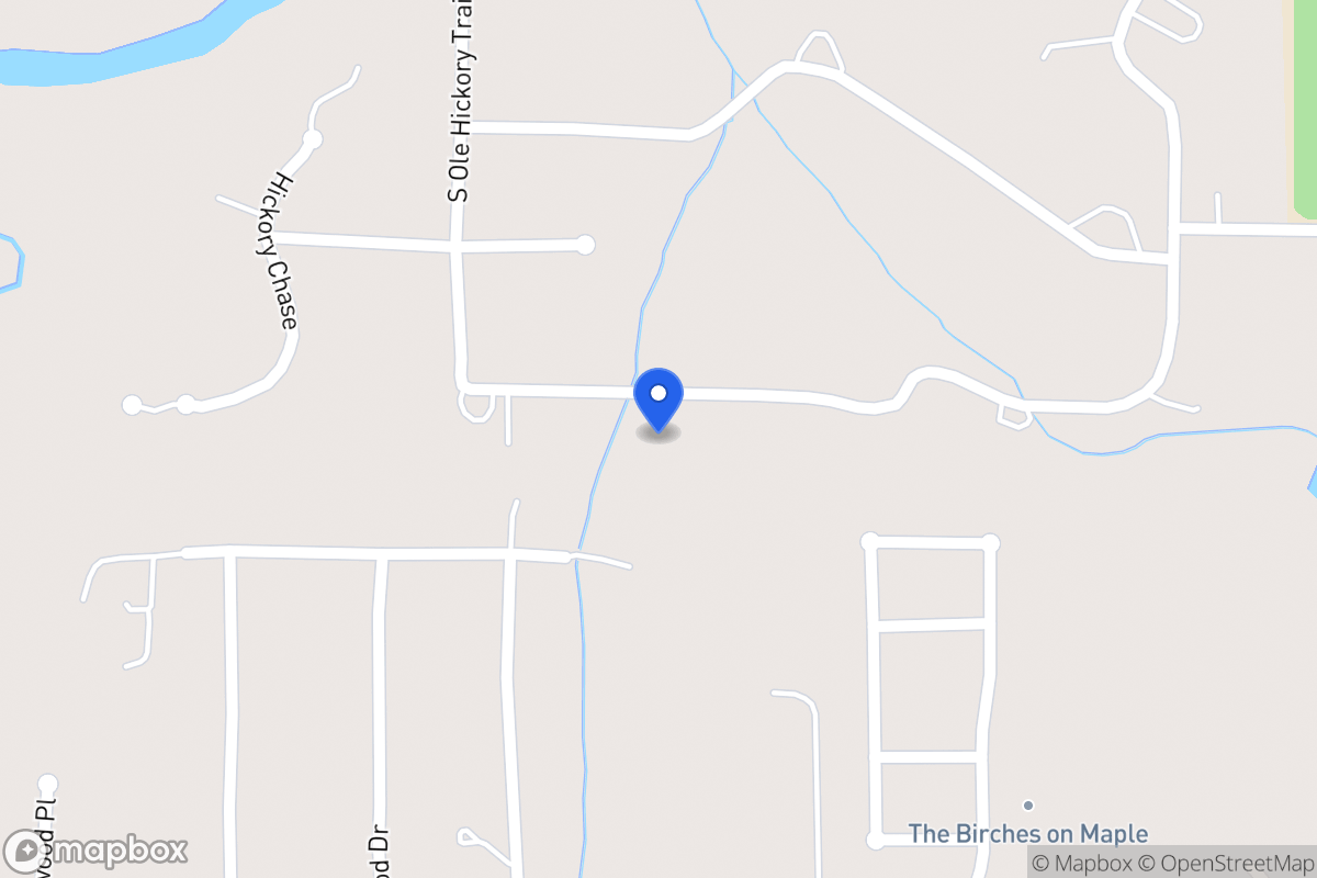 Map of 123 S Ole Hickory Trl