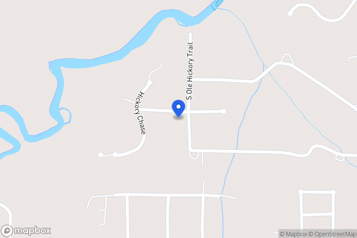 Map of 136 S Ole Hickory Trl