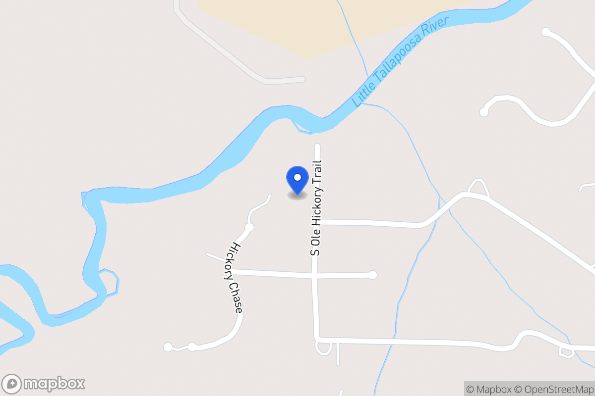 Map of 208 S Ole Hickory Trl