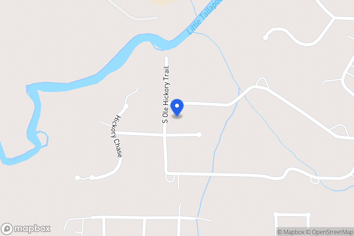 Map of 203 S Ole Hickory Trl