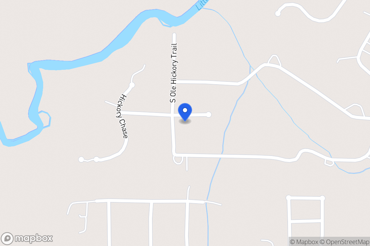 Map of 131 S Ole Hickory Trl