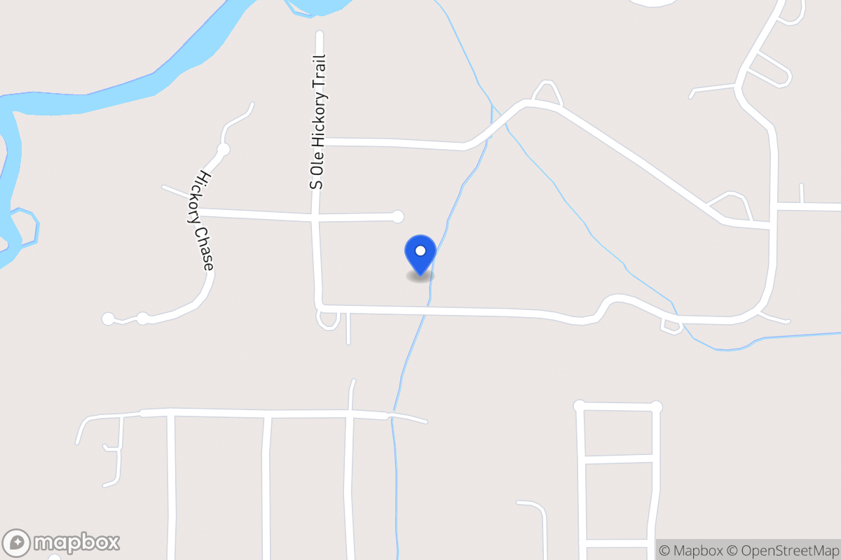 Map of 127 S Ole Hickory Trl
