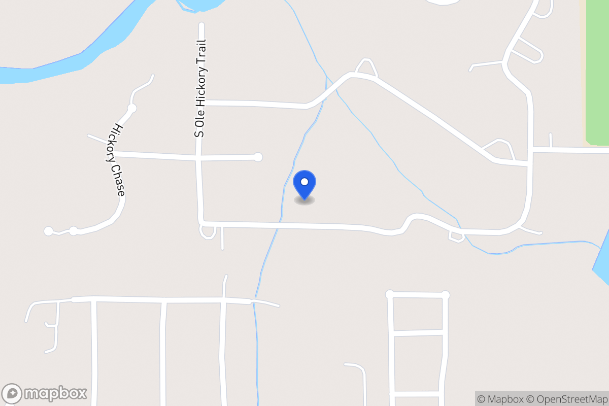 Map of 125 S Ole Hickory Trl