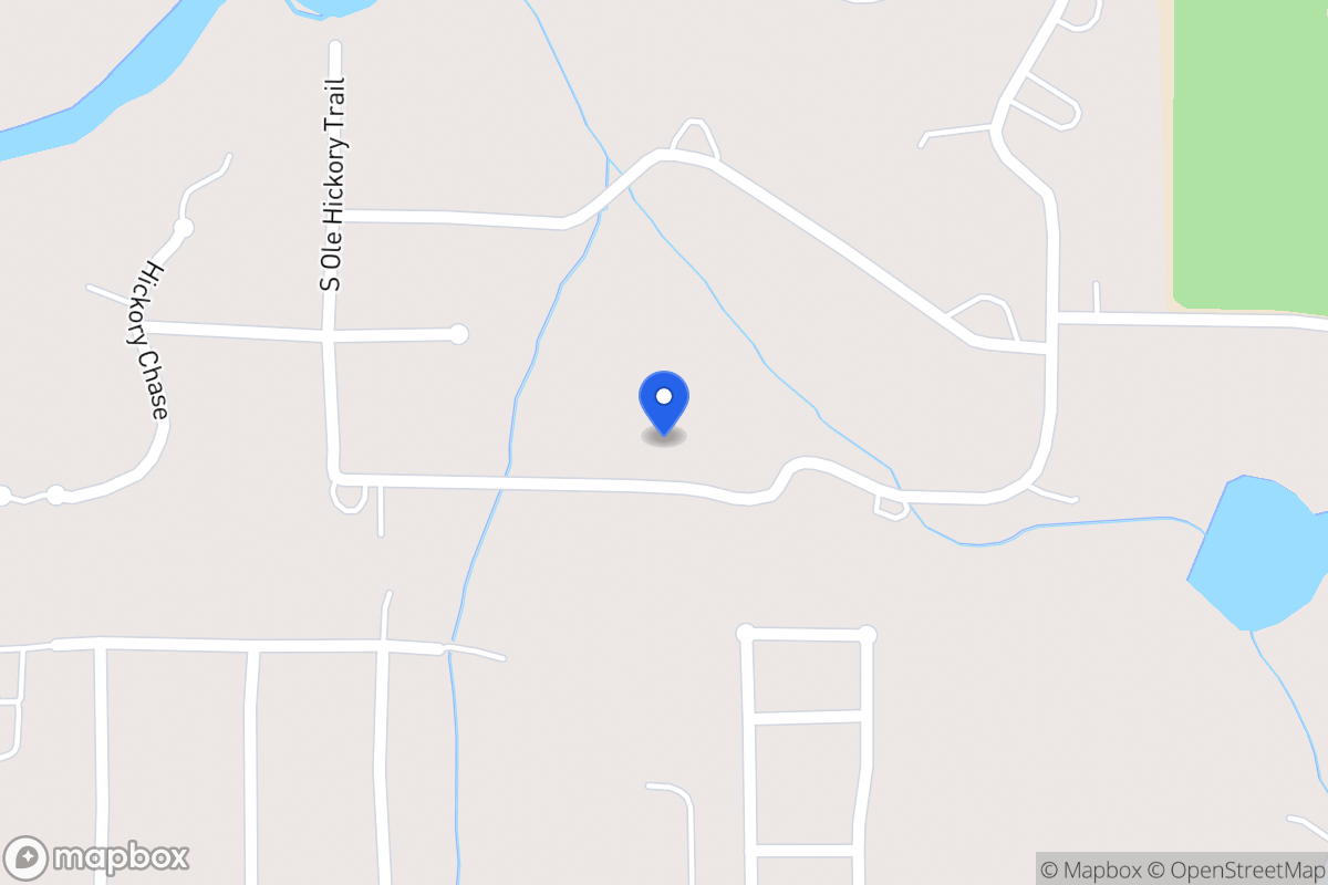 Map of 115 S Ole Hickory Trl