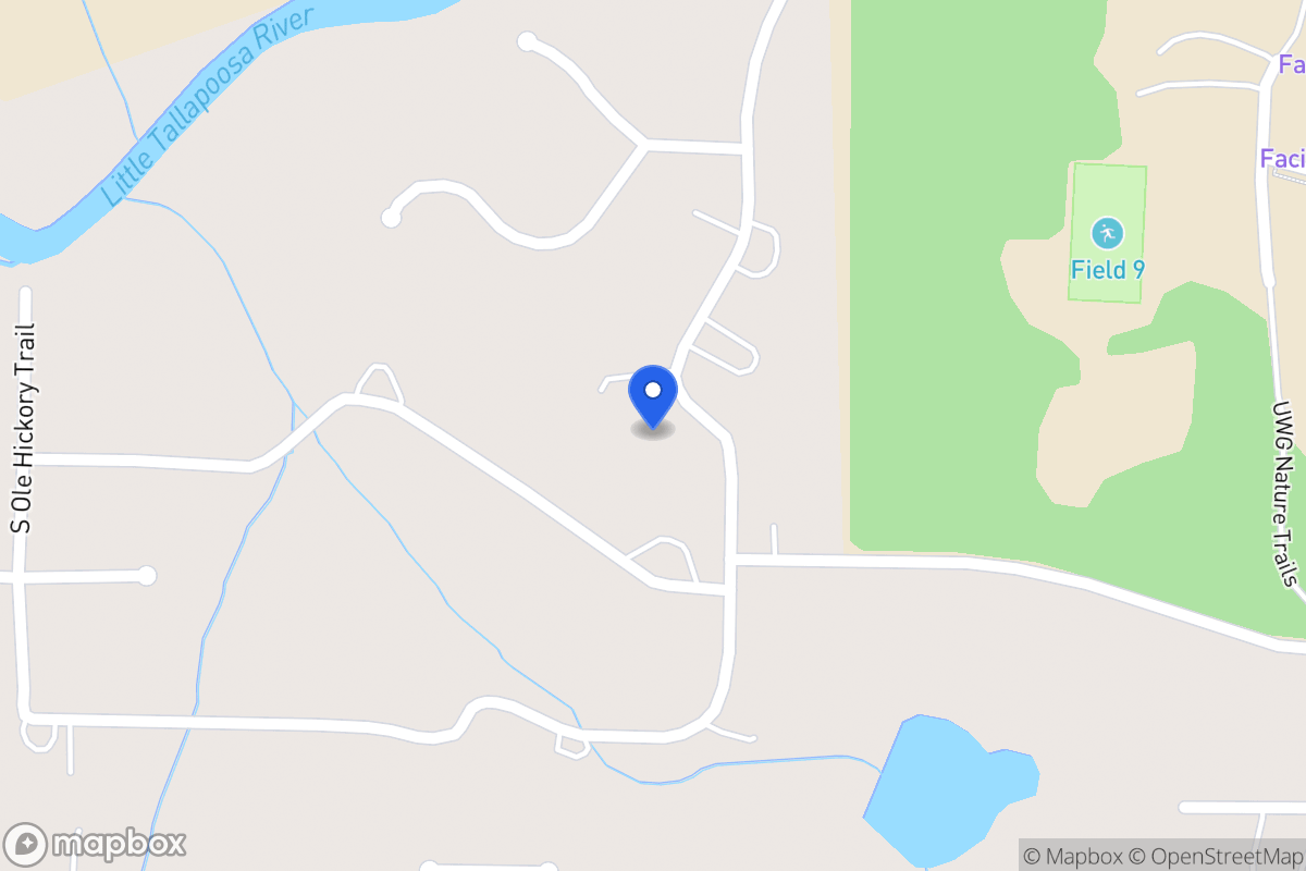 Map of 100 N Ole Hickory Trl