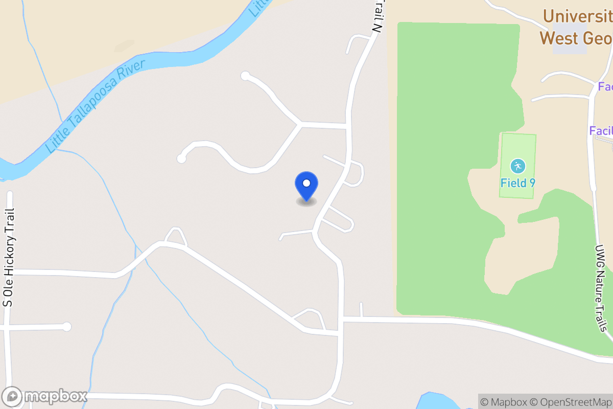 Map of 104 N Ole Hickory Trl