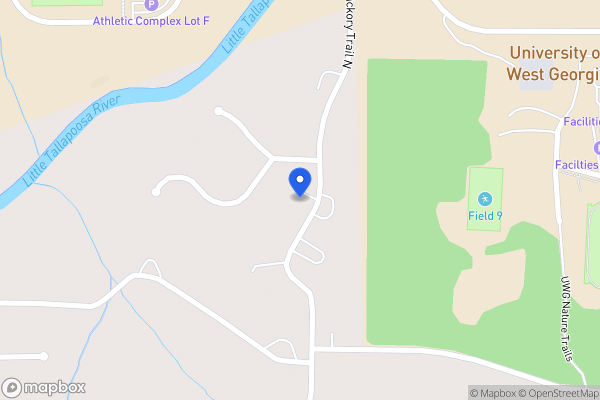 Map of 110 N Ole Hickory Trl