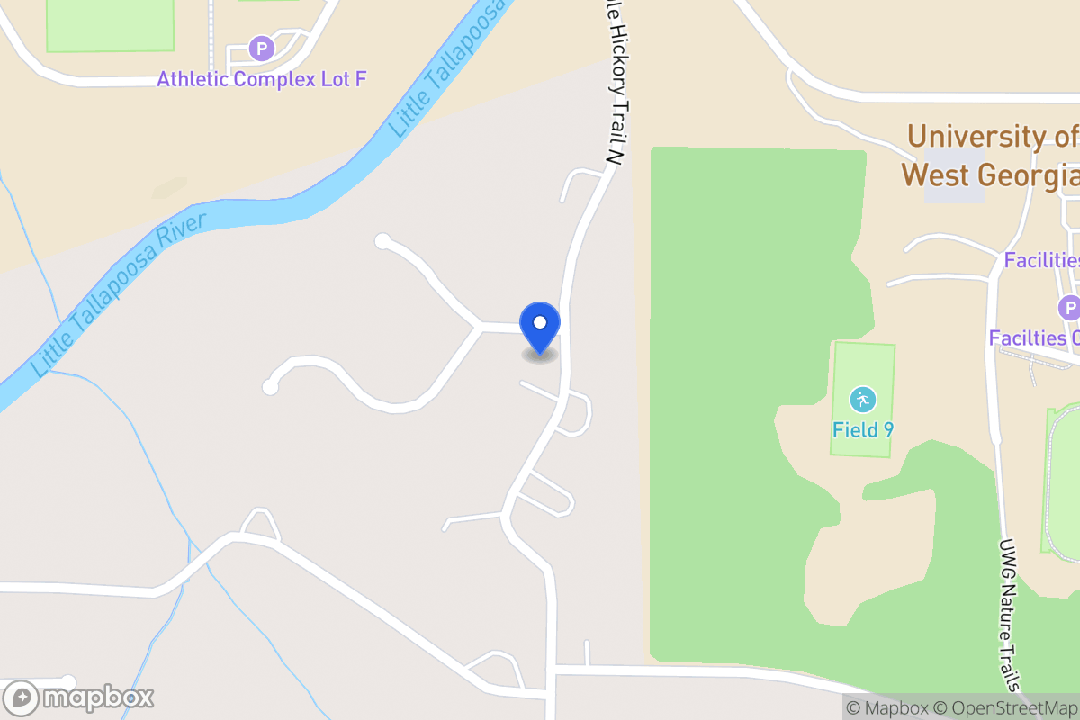 Map of 111 N Ole Hickory Trl