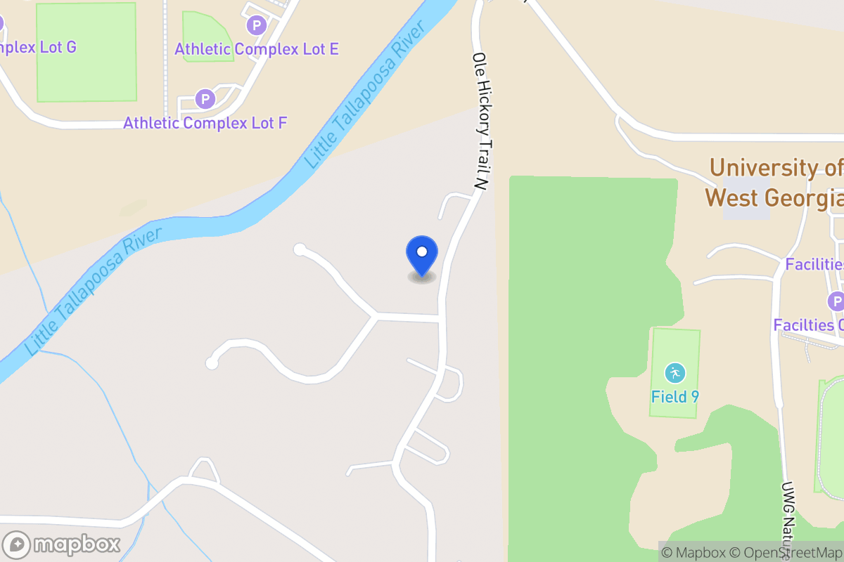 Map of 114 N Ole Hickory Trl