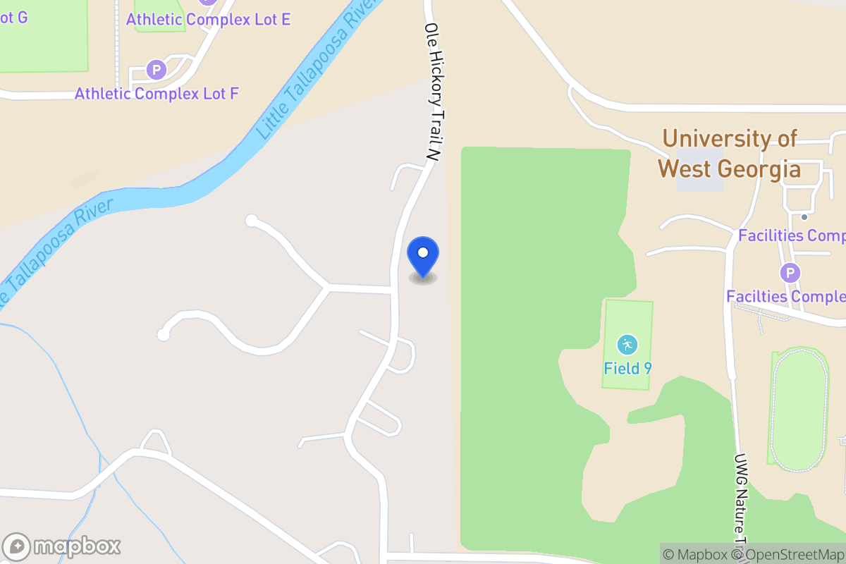 Map of 115 N Ole Hickory Trl