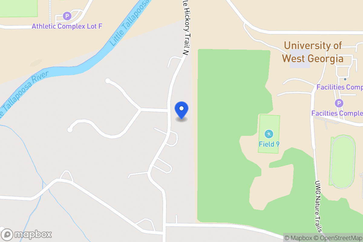 Map of 112 N Ole Hickory Trl