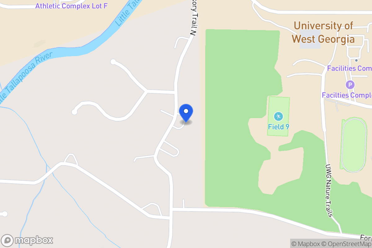 Map of 109 N Ole Hickory Trl
