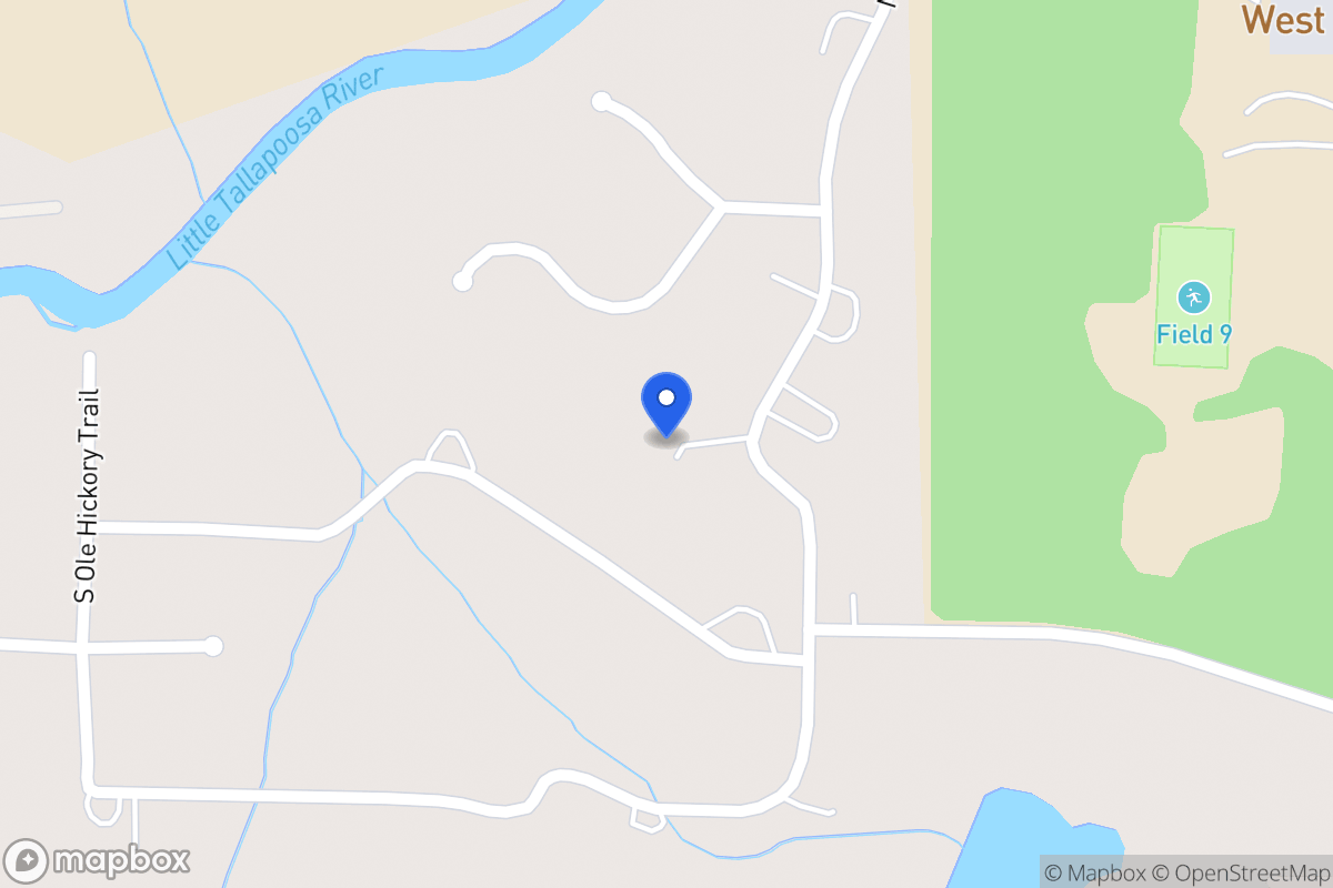 Map of 102 N Ole Hickory Trl