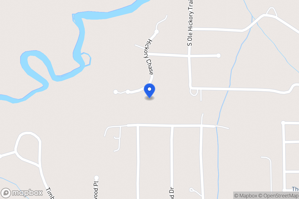 Map of 206 Hickory Chase