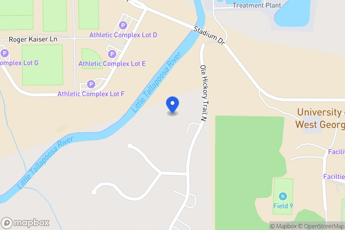 Map of N Ole Hickory Trl