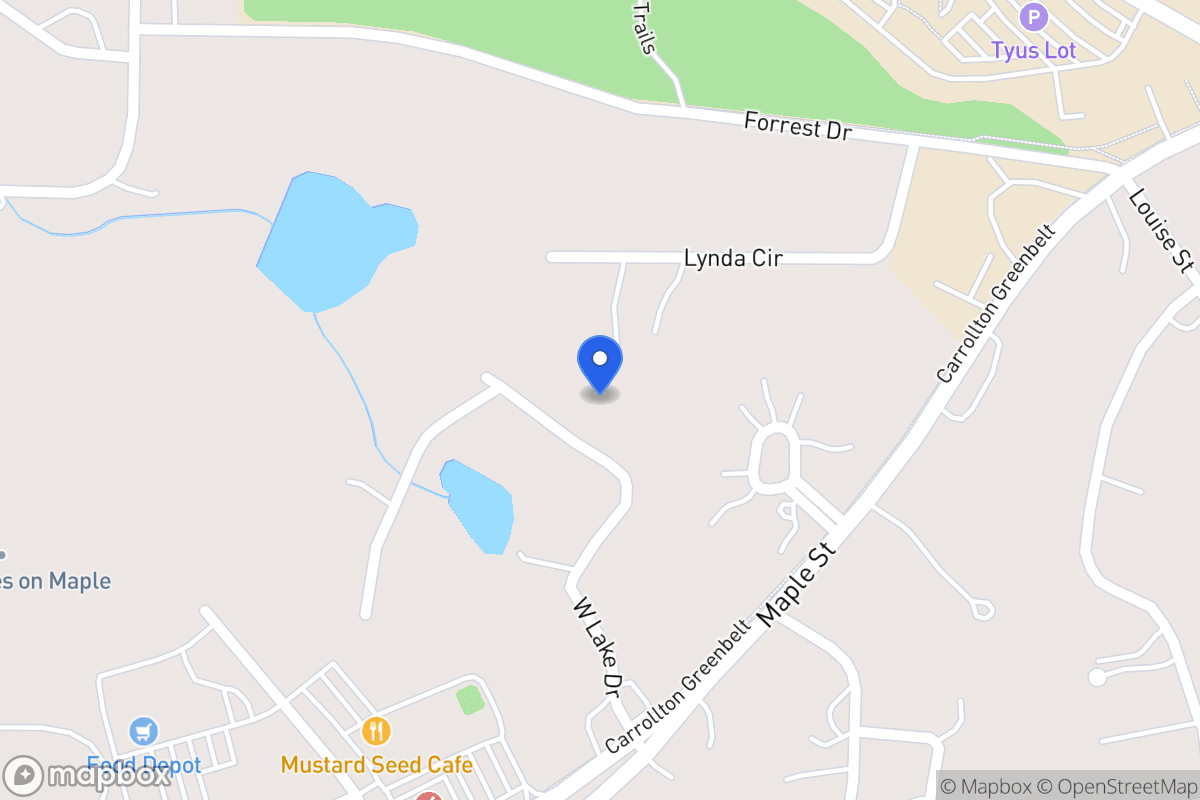Map of 115 W Lake Dr