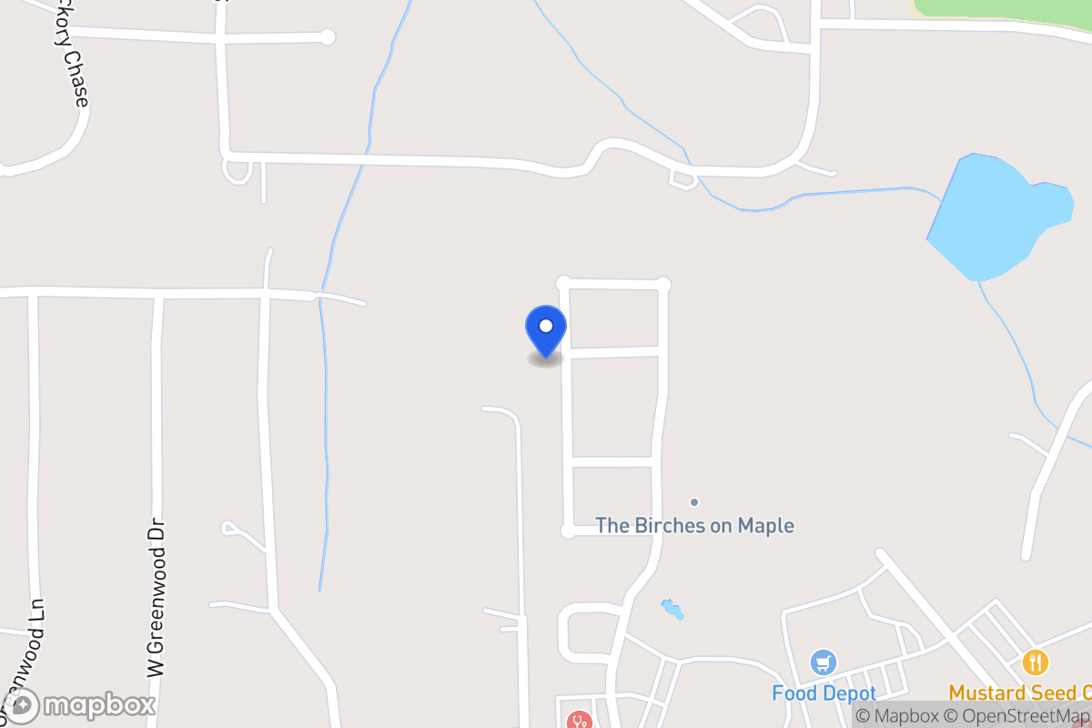 Map of 376 Maple View Dr