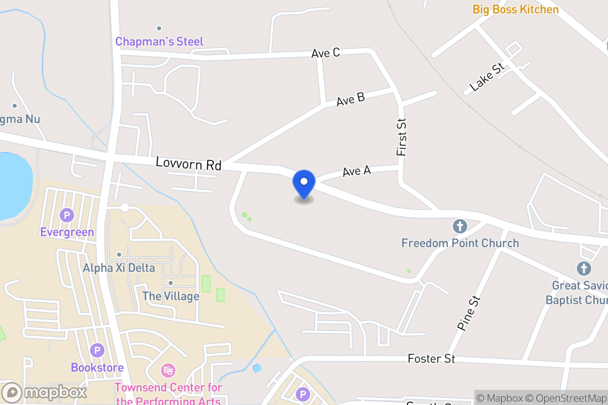 Map of 542 Lovvorn Rd