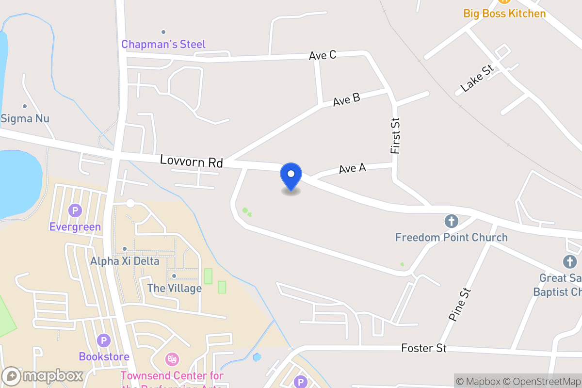 Map of 602 Lovvorn Rd