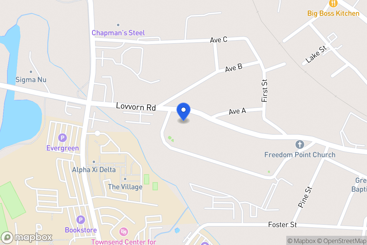 Map of 610 Lovvorn Rd