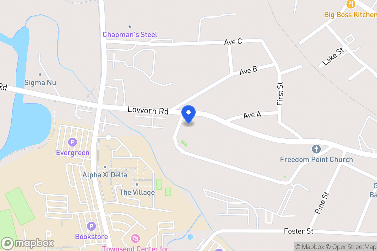 Map of 614 Lovvorn Rd