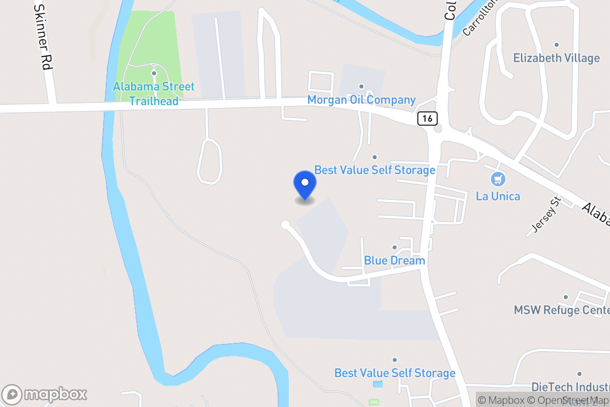Map of West Georgia Industrial Ave