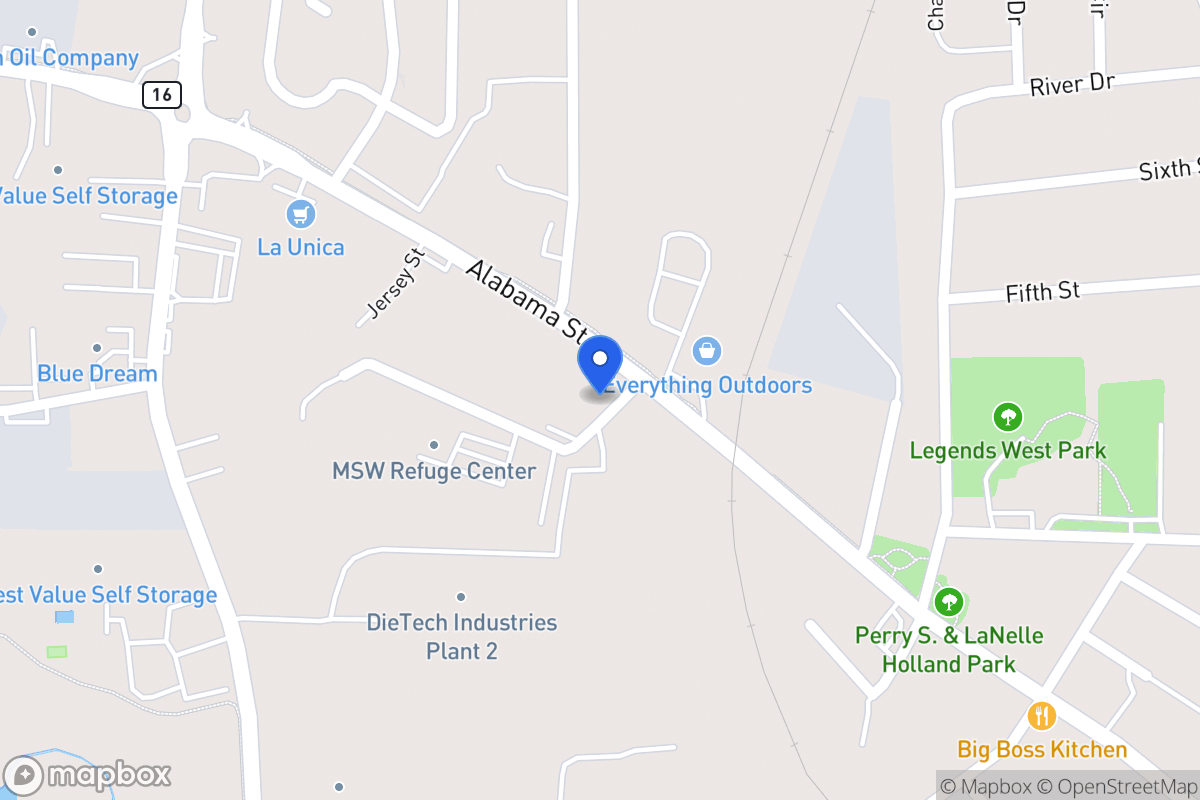 Map of 1022 Alabama St