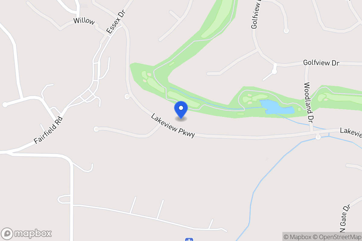 Map of 1009 Lakeview Pkwy
