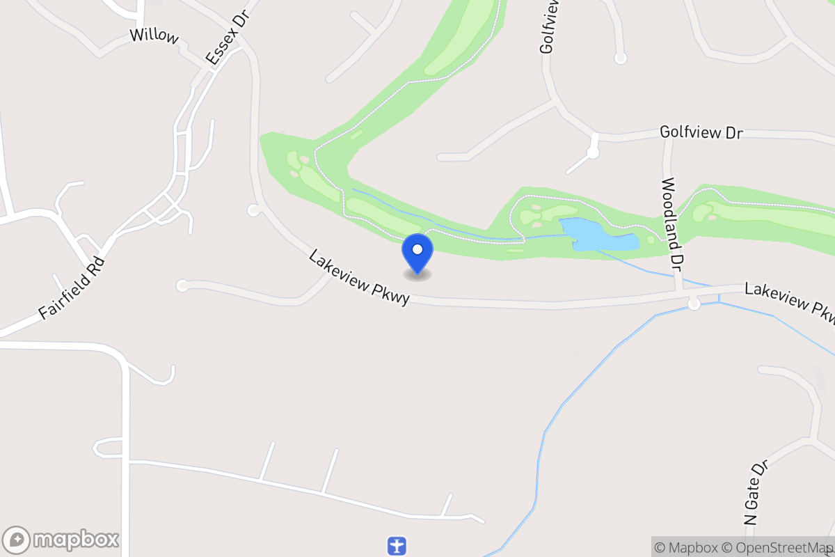 Map of 1011 Lakeview Pkwy