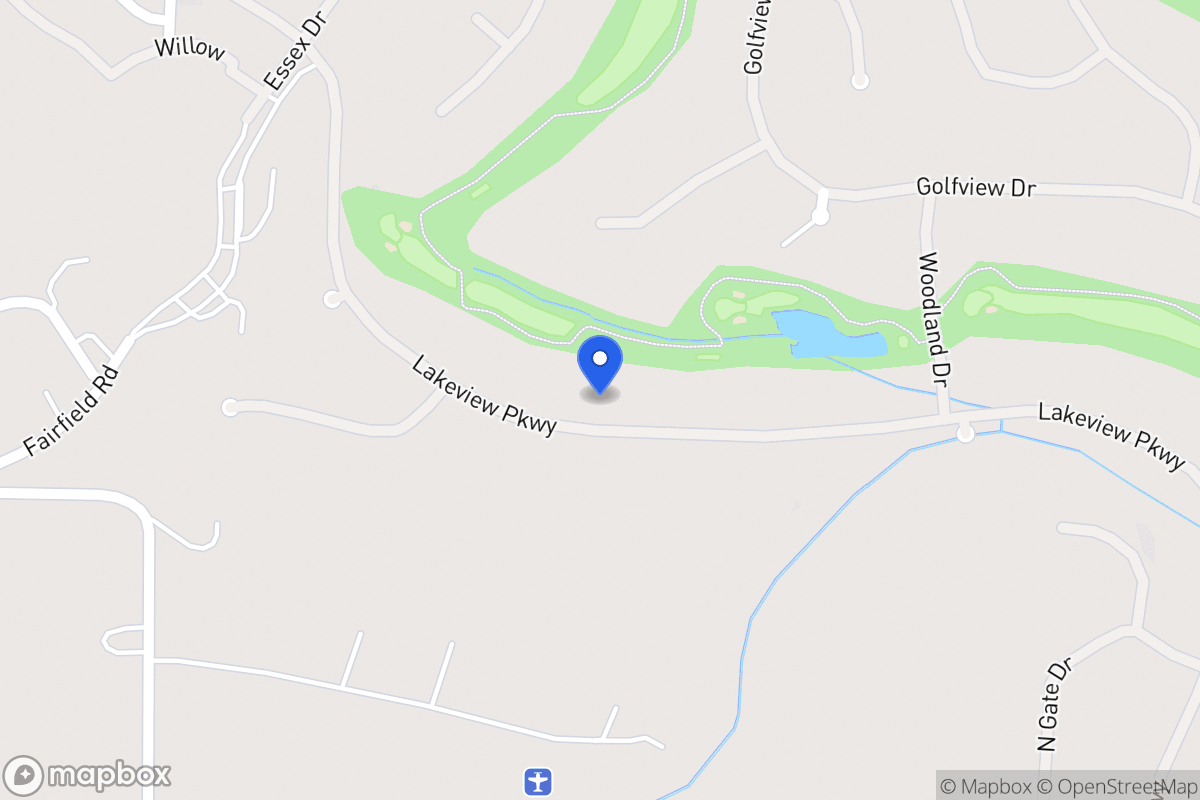 Map of 1012 Lakeview Pkwy
