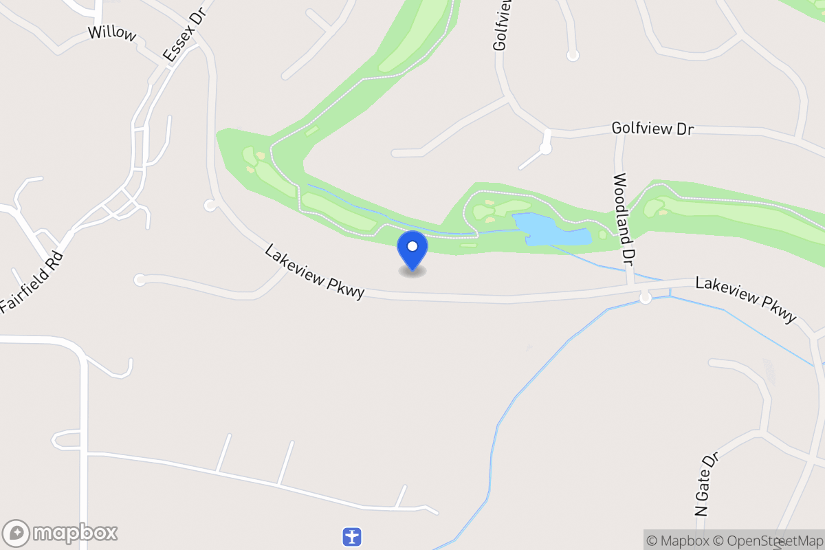 Map of 1013 Lakeview Pkwy