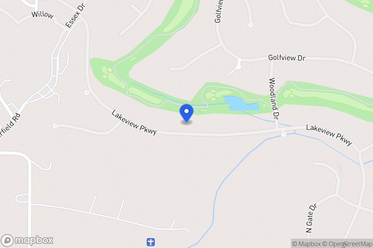 Map of 1014 Lakeview Pkwy