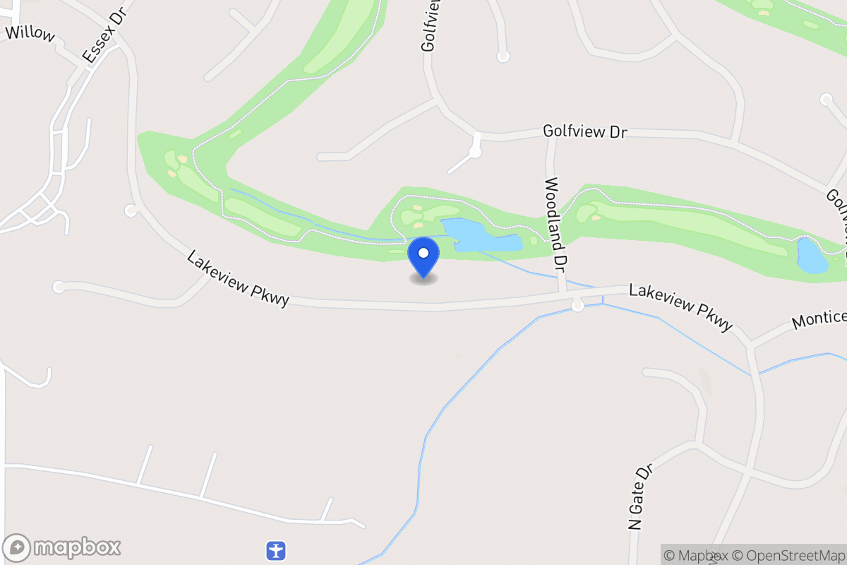 Map of 1017 Lakeview Pkwy