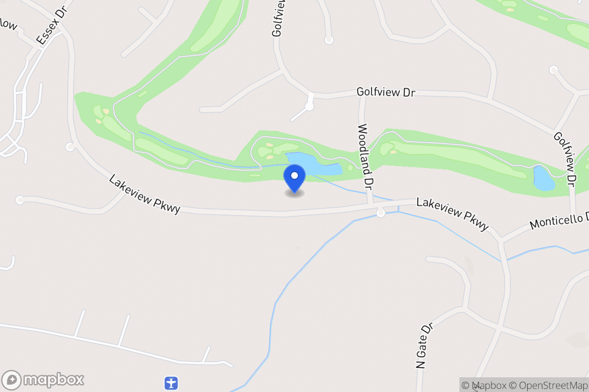 Map of 1019 Lakeview Pkwy