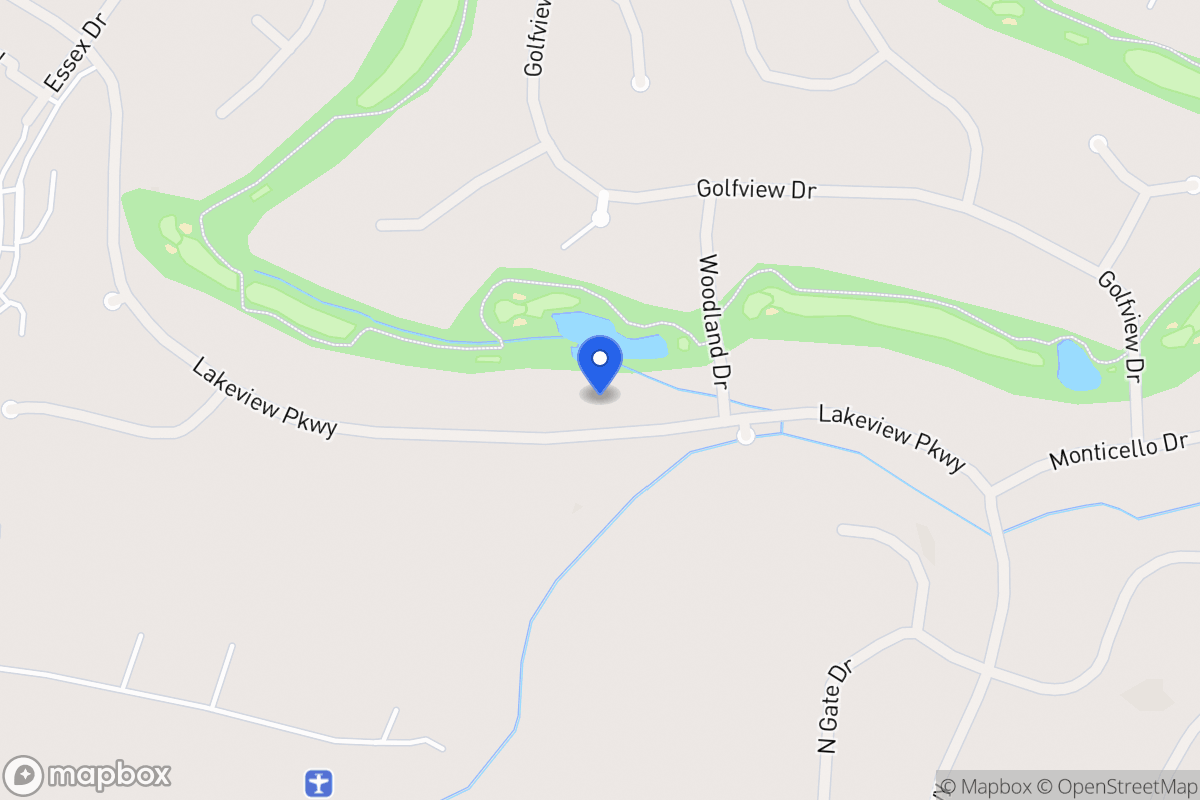 Map of 1020 Lakeview Pkwy