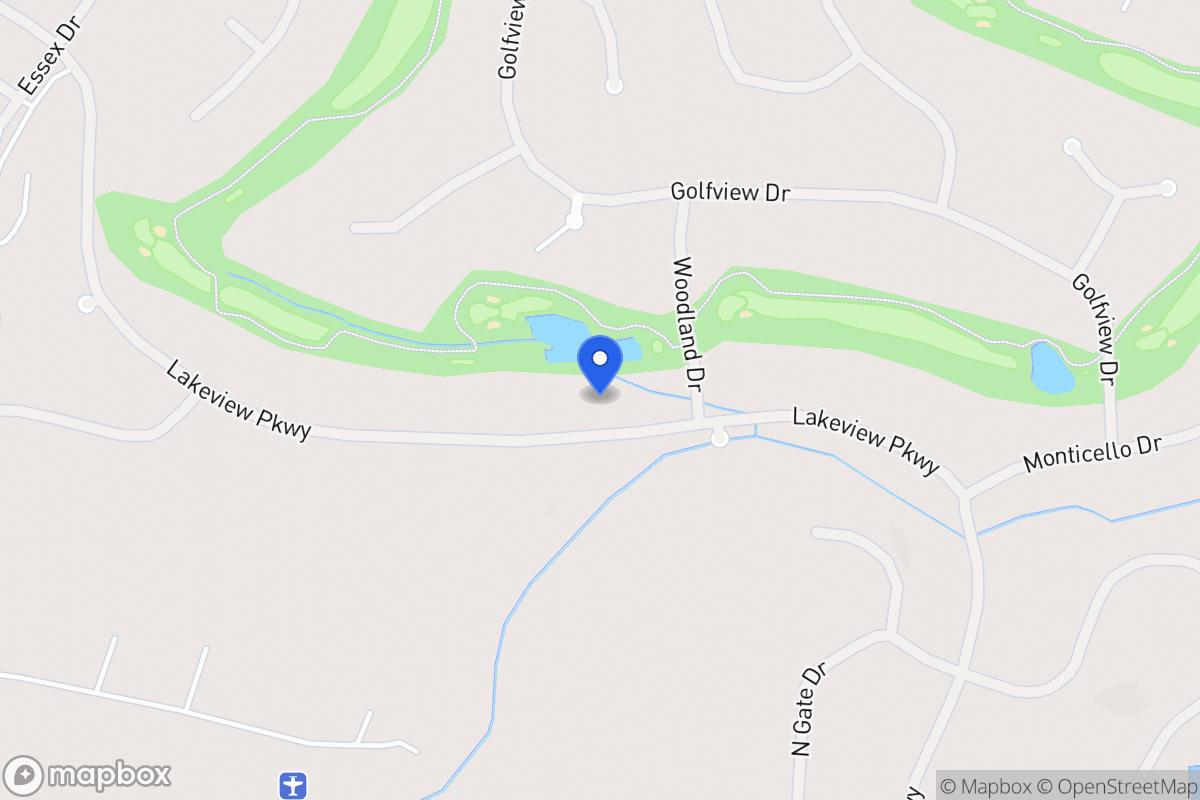 Map of 1021 Lakeview Pkwy