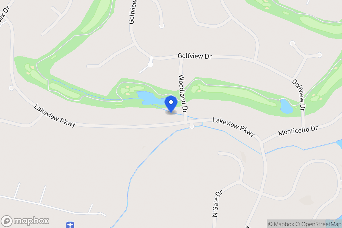 Map of 1023 Lakeview Pkwy