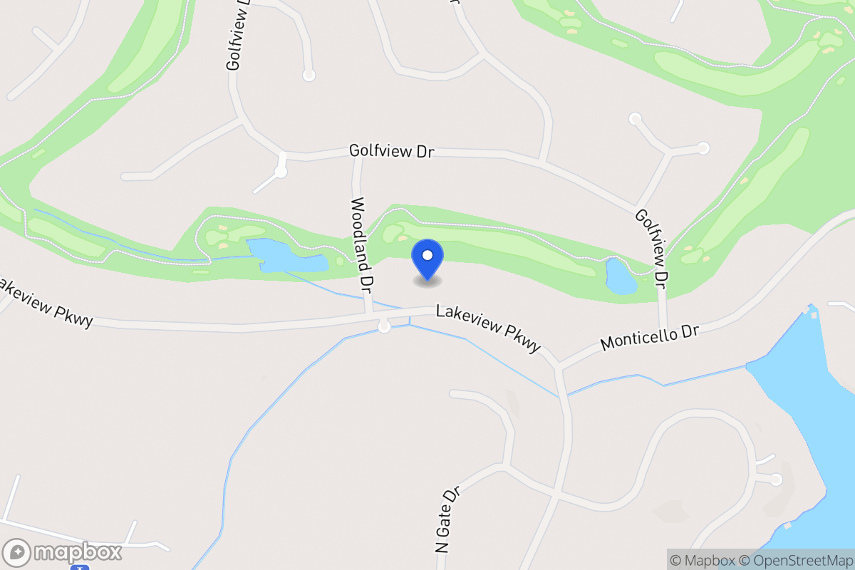 Map of 1027 Lakeview Pkwy