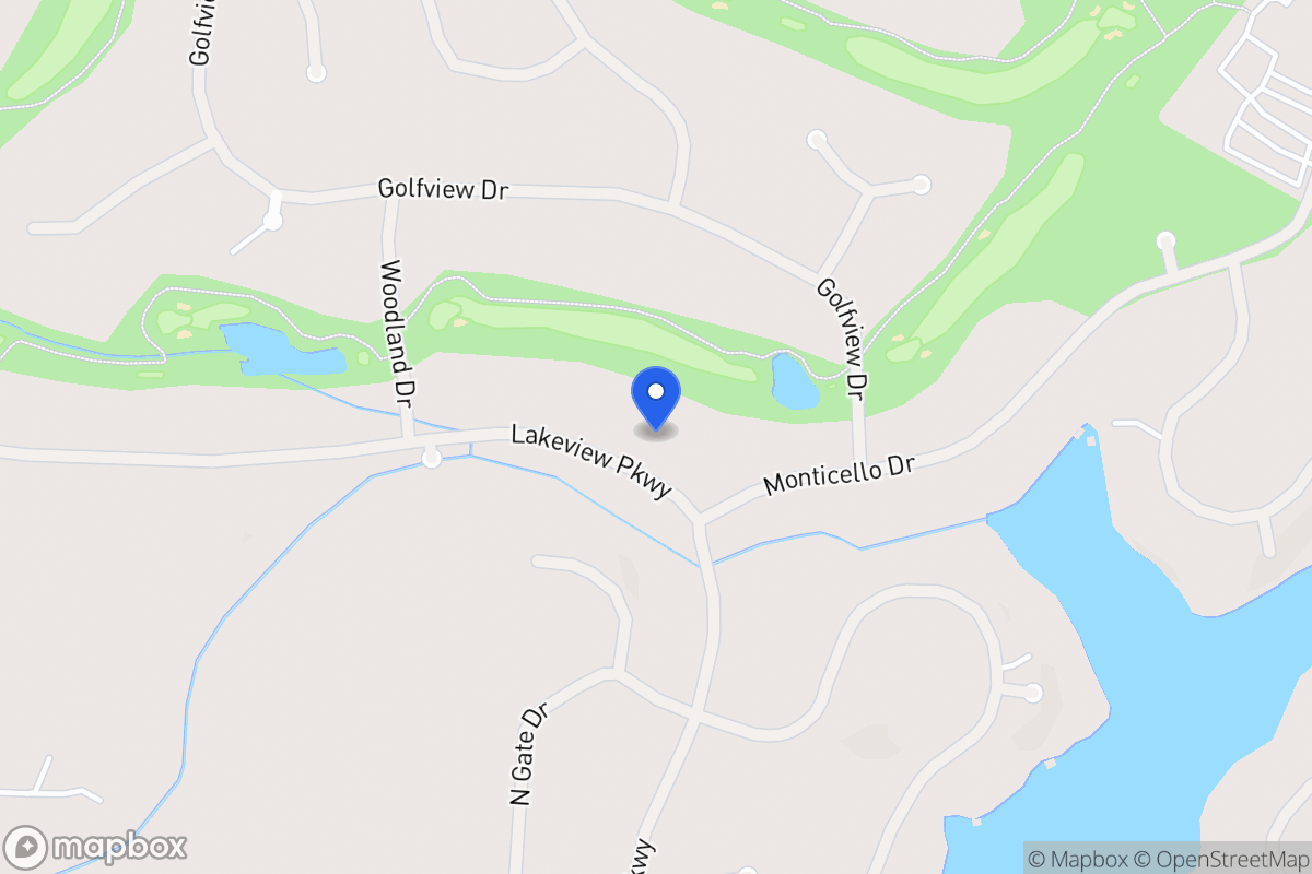 Map of 1032 Lakeview Pkwy