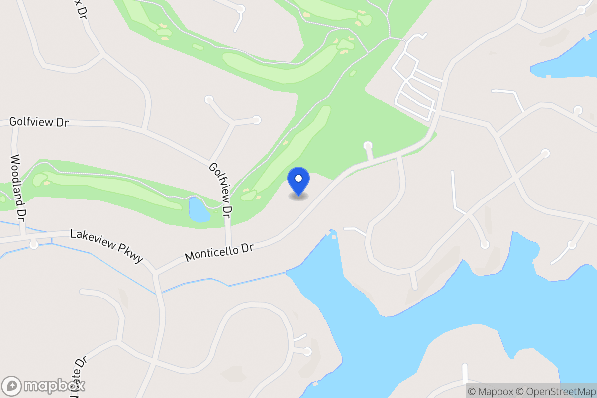 Map of 1044 Monticello Dr