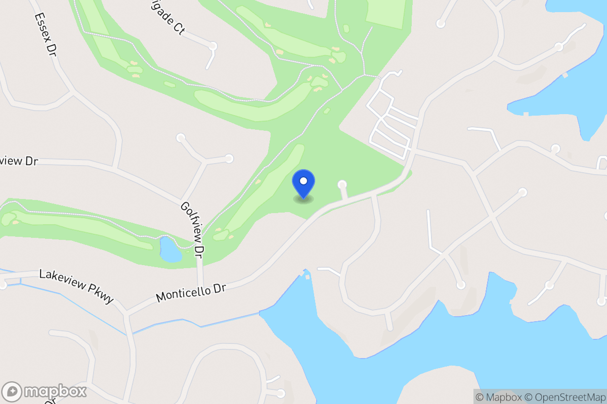 Map of 1047 Monticello Dr