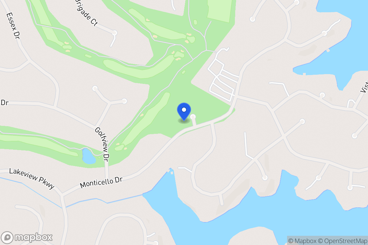 Map of 1049 Monticello Dr