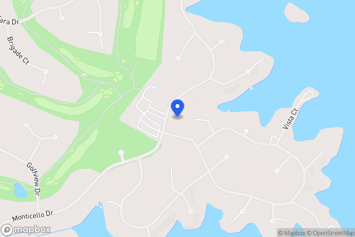 Map of 1060 Monticello Dr