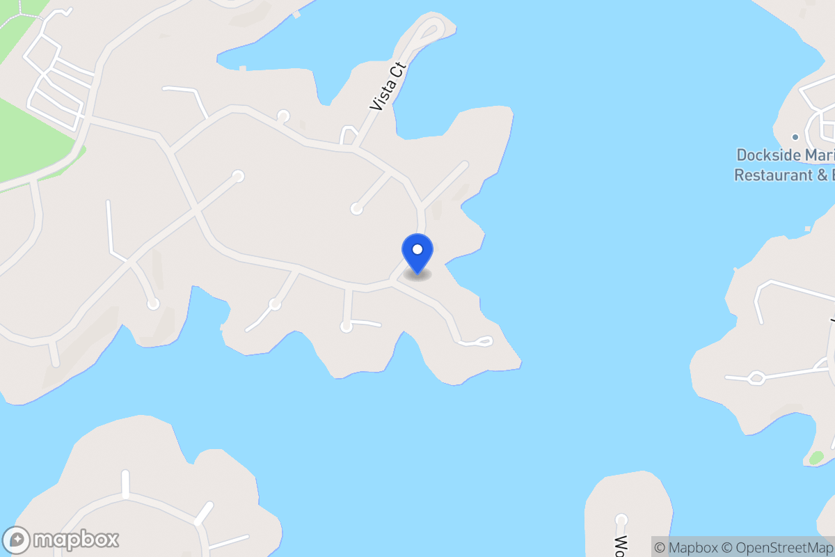 Map of 1124 Lakeshore Ct