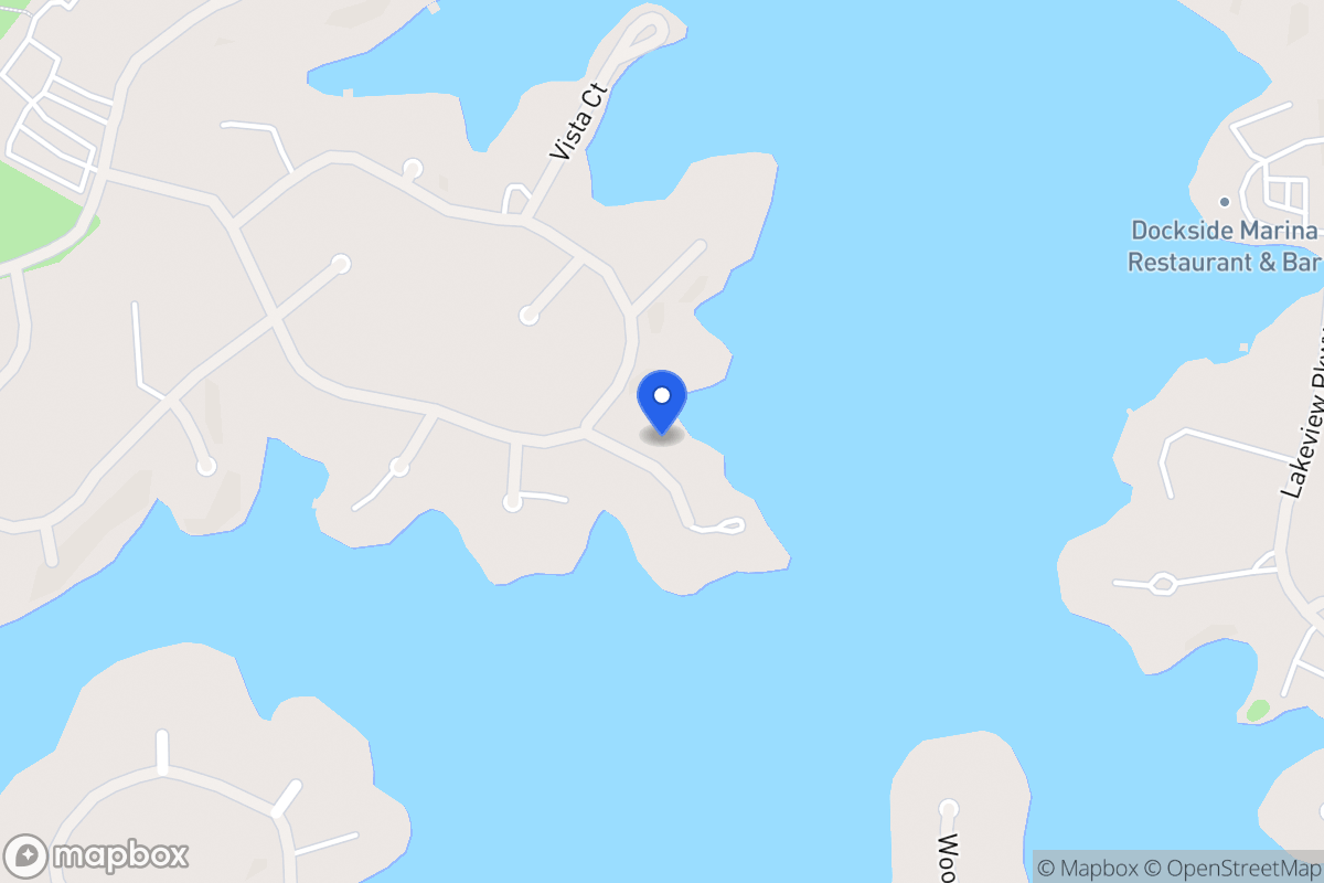 Map of 1125 Lakeshore Ct