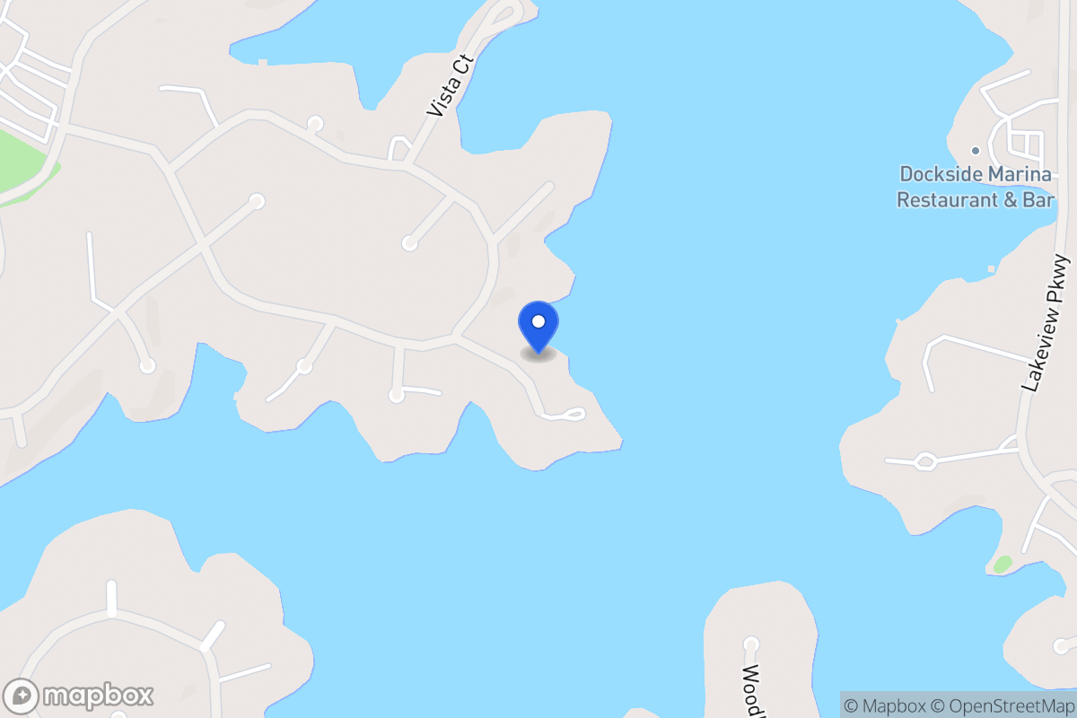 Map of 1126 Lakeshore Ct