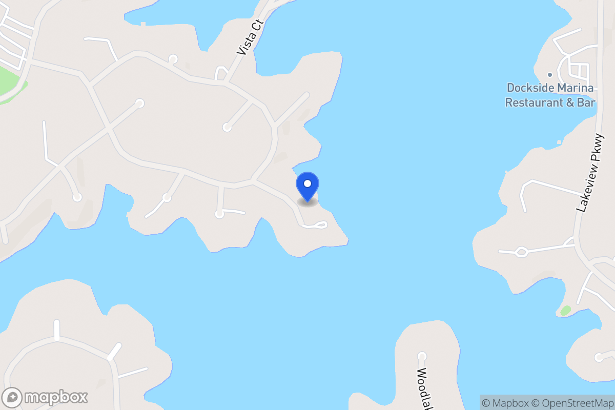 Map of 1127 Lakeshore Ct
