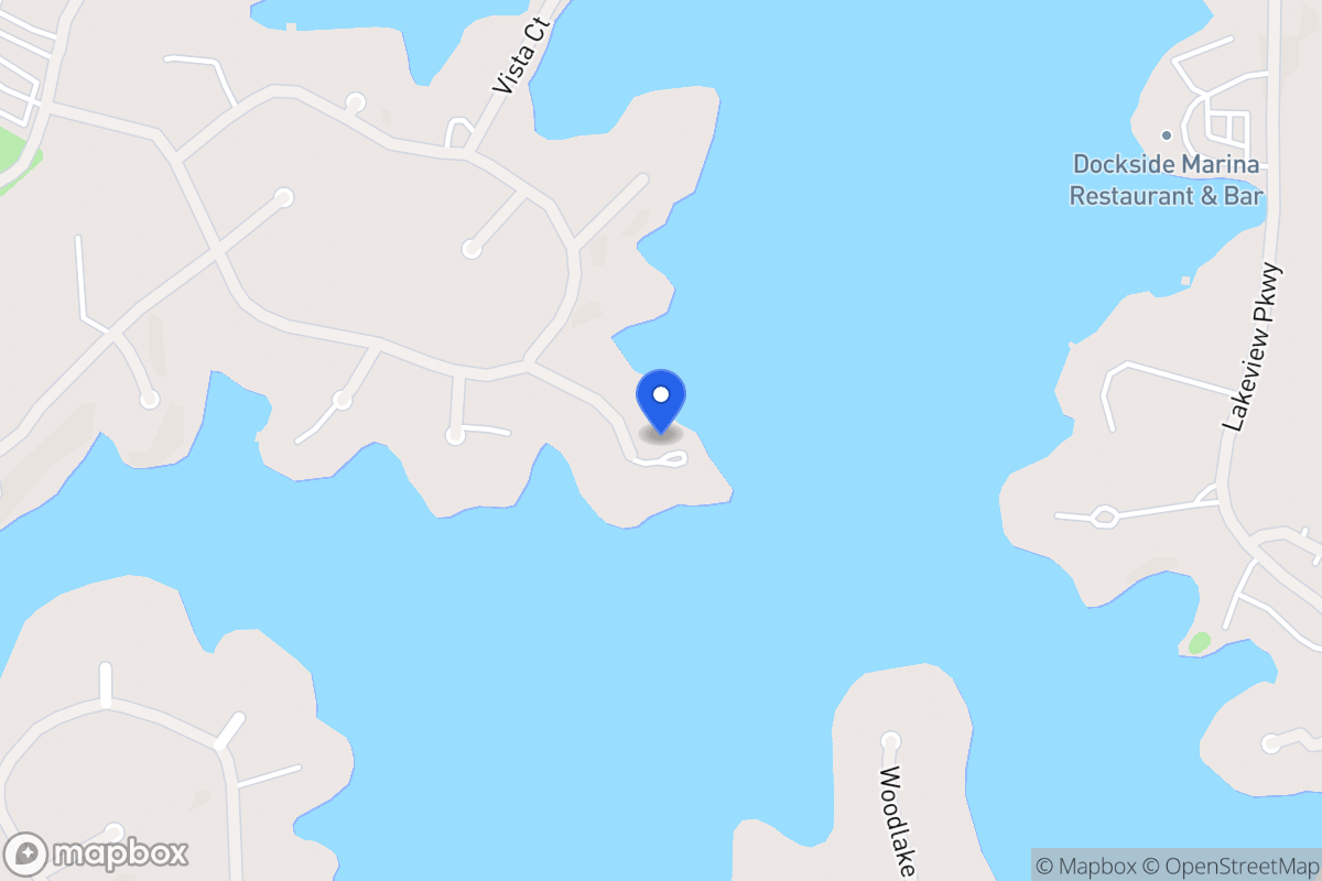 Map of 1128 Lakeshore Ct