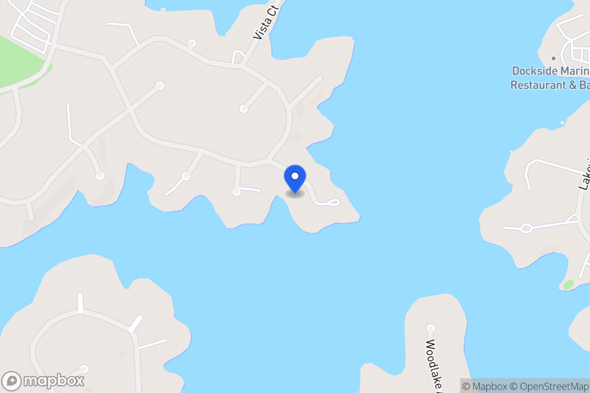 Map of 1133 Lakeshore Ct