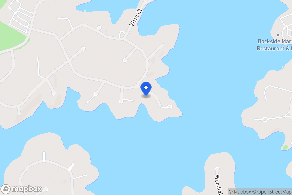 Map of 1134 Lakeshore Ct